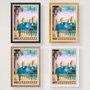 Wallity Italy - 1960 Póster A4 Decorativo 21 x 29.7 cm Mate Satinado